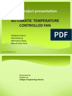 Automatic Tempearture Controlled Fan