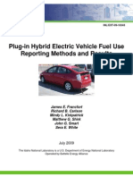 Phev MPG Report July09