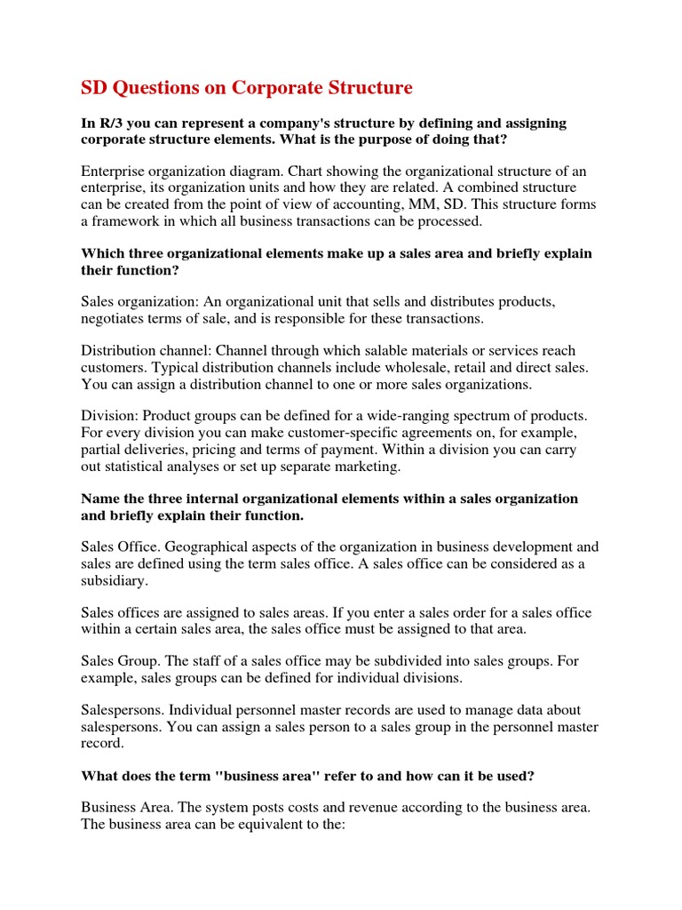 SD Questions | PDF
