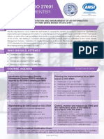 Certified ISO 27001 Lead Implementer - Two Page Brochure
