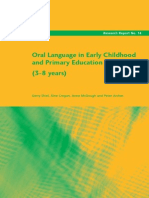 Oral Language in Early Childhood and Primary Education (3-8 Years)