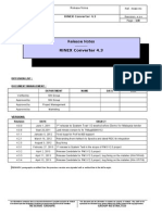 RINEX Converter 4.3.4 - Release Note