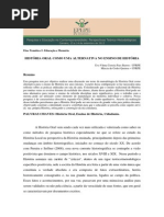 BARROS, Eva Vilma Correia Paes e QUEIROZ, Márcia de Godoi. História oral como uma alternativa no ensino de história