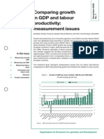 Comparing Growth in GDP and Labour Productivity: Measurement Issues