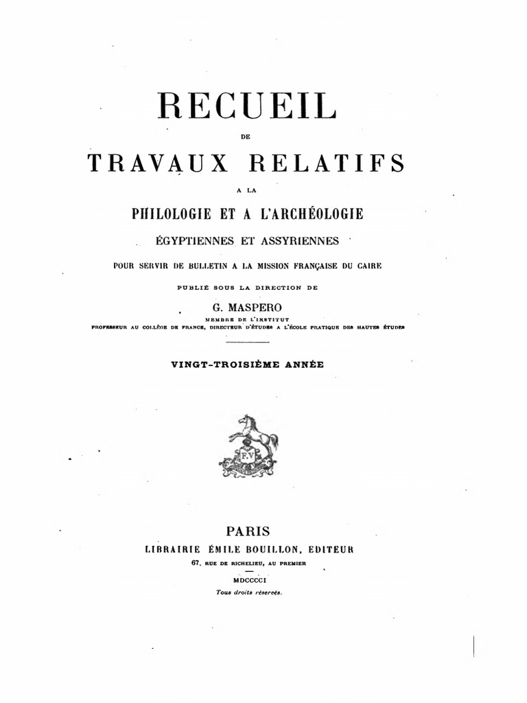 RT 23-24 | PDF | Horus | Linguistique