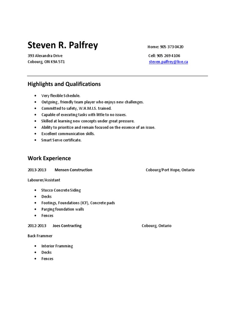 Stevens Resume New and Improved | PDF