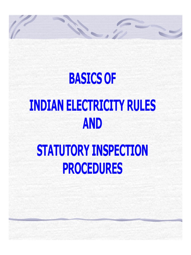 Ie Rule PDF High Voltage Electrical Wiring