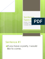 sentence types review