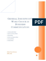 _Word Choice in Business Communication