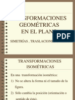 Transformaciones Geometricas en El Plano - Pps