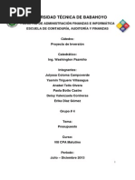 Download Presupuesto - Proyecto Inversion by Rene Arias SN188614455 doc pdf