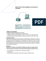 10.6.2 Cómo Establecer Una Sesión de Consola Con HyperTerminal