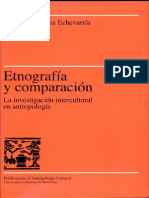 Etnografía y comparación. Aurora González Echevarría