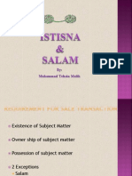 Salam and Istisna