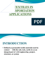 Geotextiles in Transportation Applications