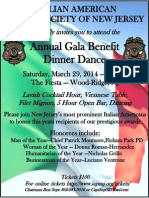 2014 Italian American Police Society of NJ Gala Flyer