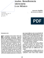 Pobres Criminales y Beneficencia en Mexico