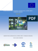 Informe Mensual - Octubre 2013 - Casa Alianza Honduras