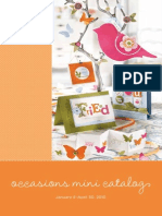 Stampin Up 2010 Occasions Mini Catalog