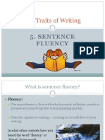Traits Sentence Fluency1