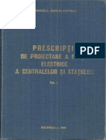 Prescriptii de Proiectare a Partii Electrice a Centralelor Si Statiilor