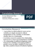 Correlation Research Techniques