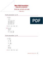 Solutii Teste de Autoevaluare Consolidare Clasa7 Sem1