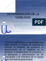 Determinacion de Viabilidad