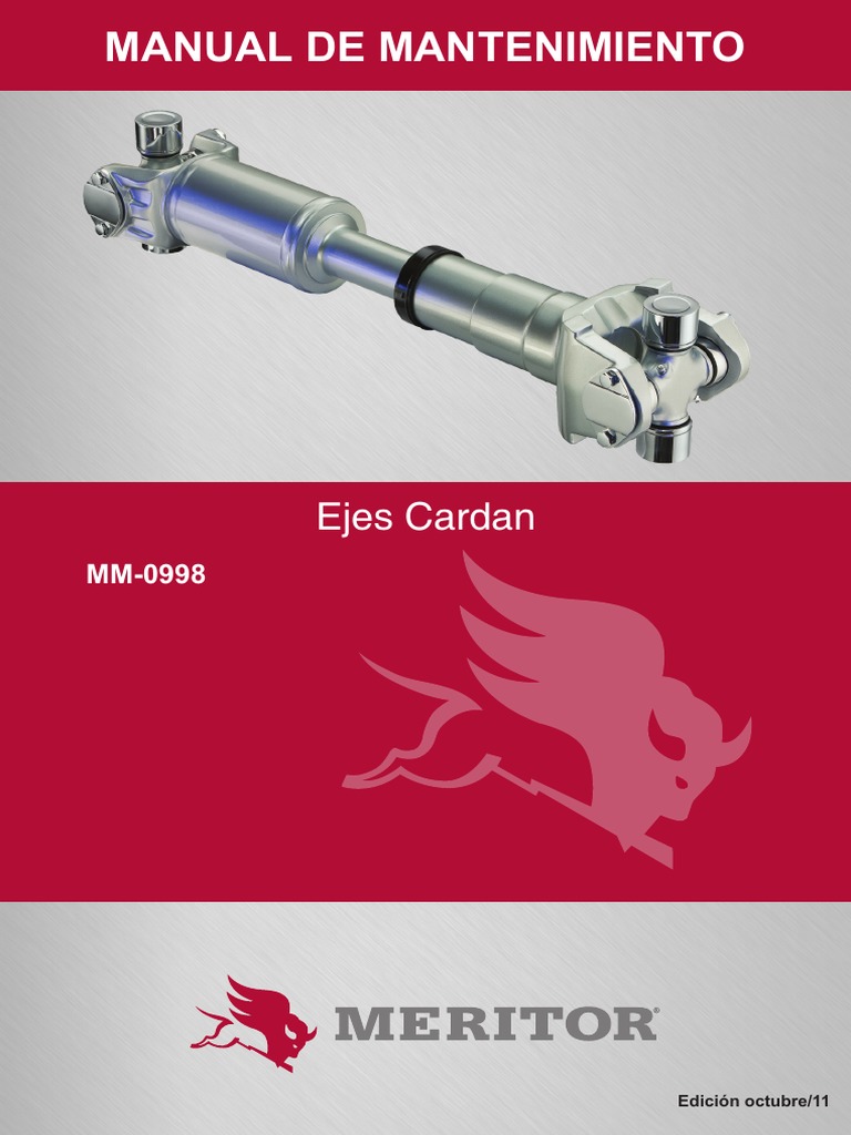 Eixos Cardan ESP 0998 | PDF | Transmisión (Mecánica) | Eje