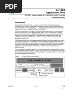 ST7MC Three-Phase AC Induction Motor Control Software Library-CD00006812