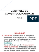 2013 Cc Aula 6 Controle de Constitucionalidade