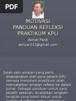 Download MOTIVASI REFLEKSI PRAKTIMUM KPLI by aminakhyar SN18874200 doc pdf