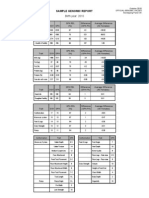 Sample Genomic Report: Birth Year: 2010