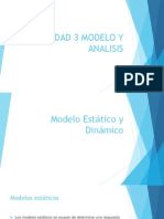 3.1 Modelos Estáticos y Dinámicos