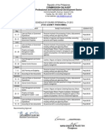 2013 PIDS Training Sched For Agency