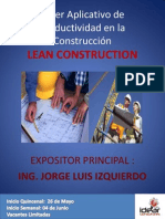 Taller Aplicativo de Productividad en La Construccion