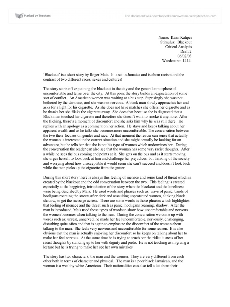 Essay on seeing the light by olive senior 08 picture