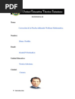 Correccion de la prueba