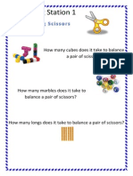 Weighing Station Balancing Experiments