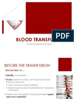 Blood Transfusions PPT Presentation - Rachelle Arcuri