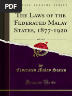 The Laws of The Federated Malay States 1877-1920 v3 1000311361