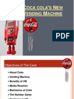 Coca Cola New Vending Machine Strategy