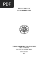 Download Pedoman Penulisan TA JTSL FT UGM by Bramanti Ari P SN188816302 doc pdf