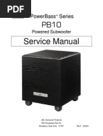 Download JBL PB-10 Service Manual by Rocio Chochito Nava SN188829574 doc pdf