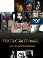 Diapositiva de Psicologia Criminal.