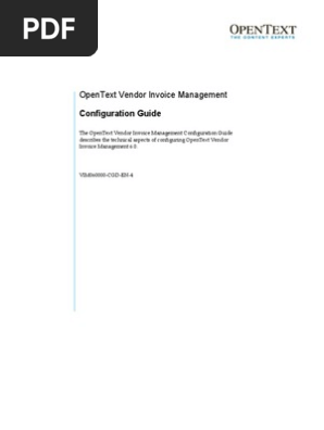 VM05 - OpenText Vendor Invoice Management 6.0.0 - Configuration Guide English (VIM060000-CGD-En-4)
