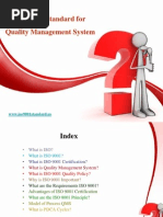 ISO 9001 Standard For Quality Management System