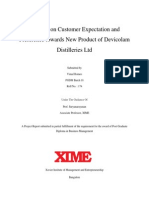 A Study On Customer Expectation and Preference Towards New Product of Devicolam Distilleries LTD
