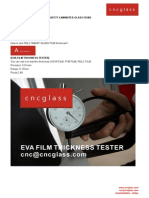 Eva Film Thickness Tester-safety Laminated Glass Films