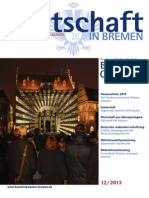 Wirtschaft in Bremen 12/2013 - Kultur- und Kreativwirtschaft: Buntes Gold